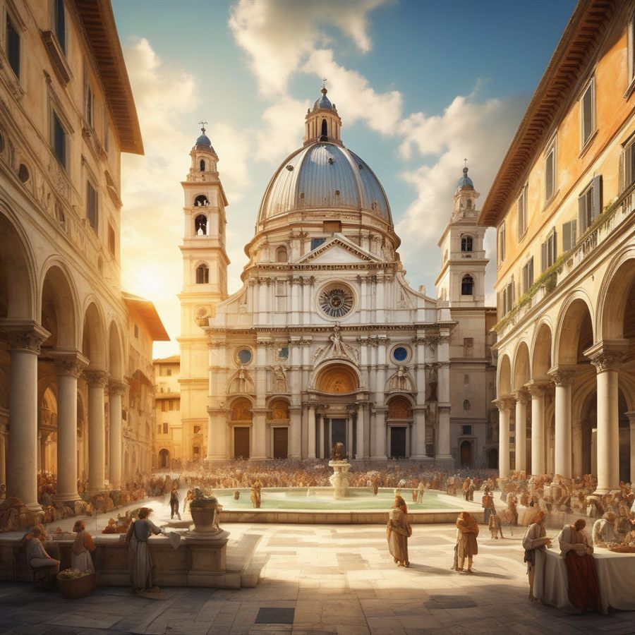 Renaissance Italy concept art